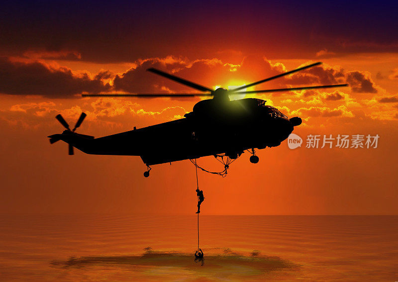 海上救援直升机
