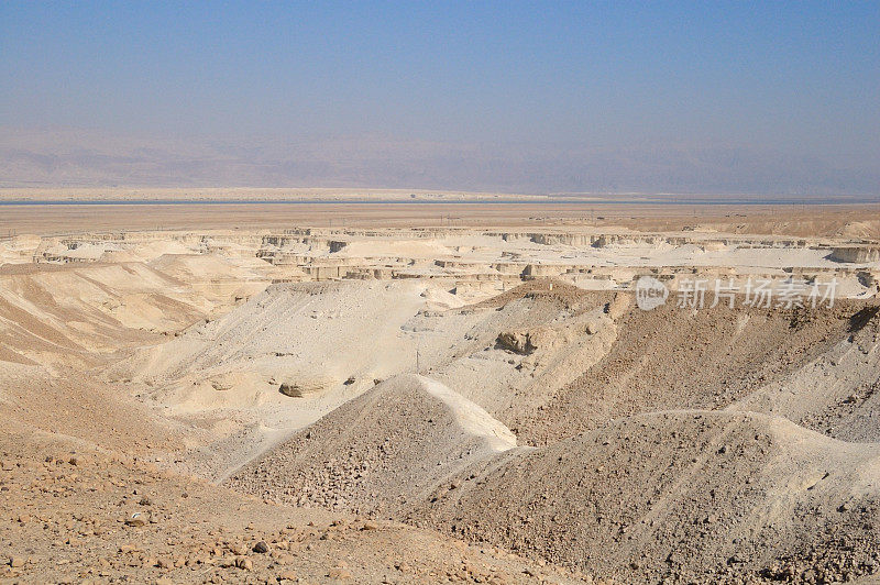 沙漠和死海。以色列。
