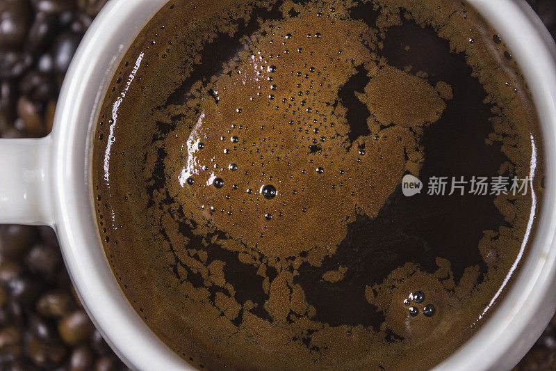 咖啡豆咖啡杯