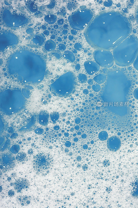 肥皂sud背景(蓝色)-高分辨率5000万像素