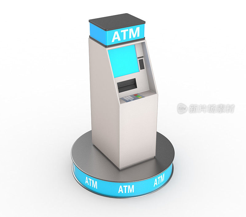 ATM机的详细图像