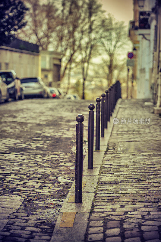 巴黎鹅卵石街，蒙马特