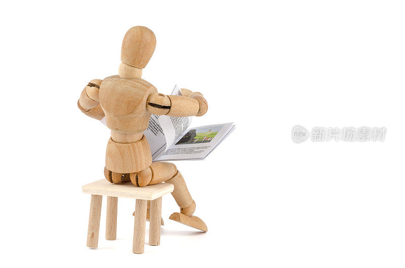 木制人体模型讲故事