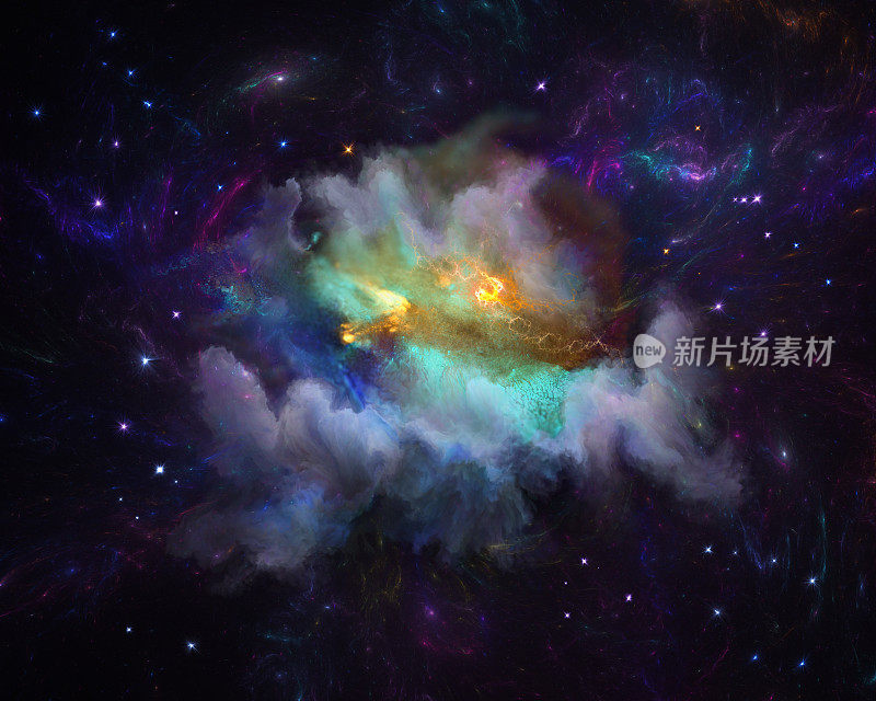 五彩缤纷的画星云