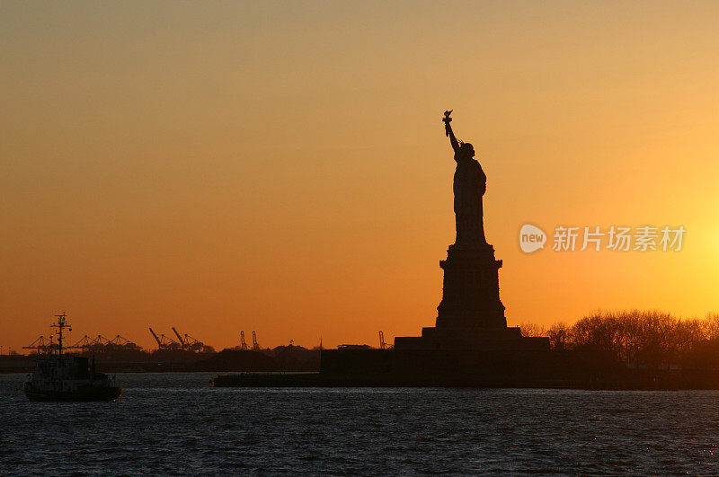 纽约的自由女神像