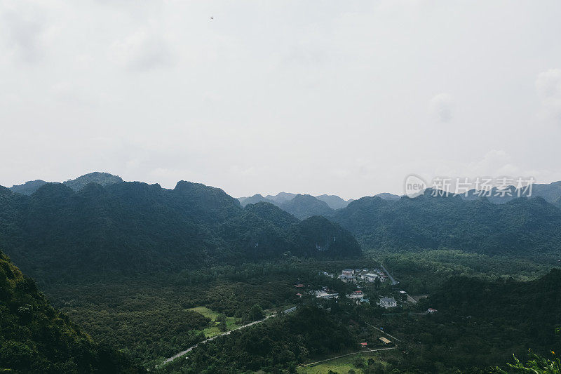 越南北部的山村