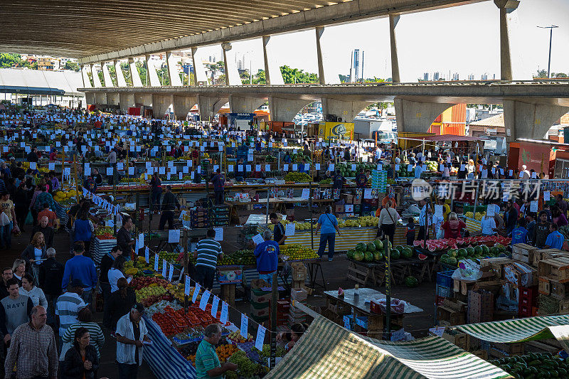 水果和蔬菜零售贸易São保罗