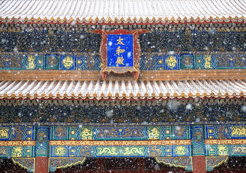 中国北京的紫禁城