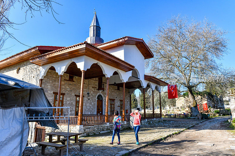 奥斯曼帝国时期的清真寺。Stratonikeia古城。