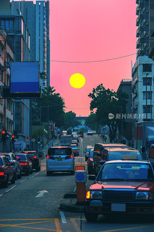 日落在新航路