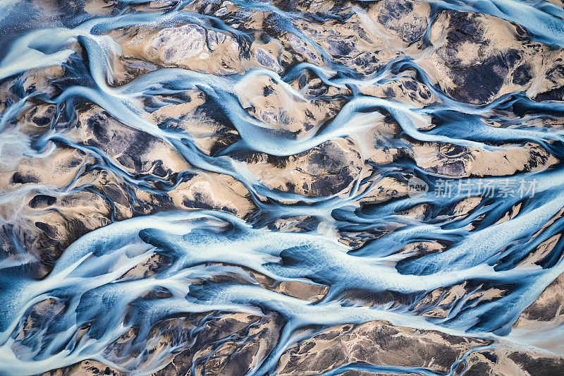 冰岛高原夏季冰川河流的融化模式