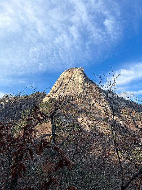 韩国首尔的Insubong峰