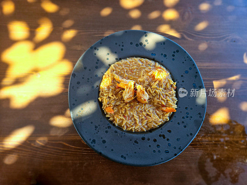 自制虾仁烩饭