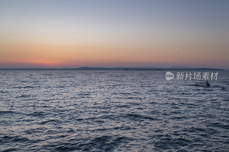 从希奥斯观看爱琴海和土耳其海岸