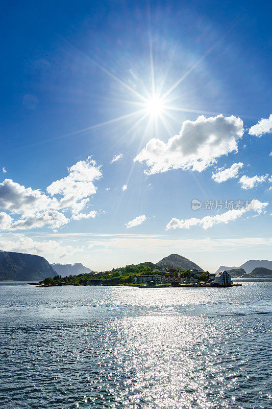 从阿尔松到挪威特隆赫姆的夏季风景