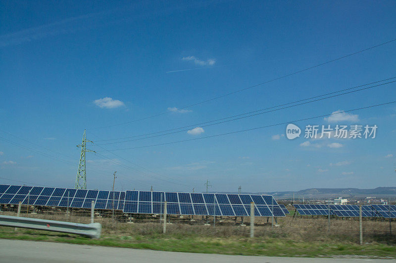 生态太阳能发电厂是利用太阳的可再生能源、电池或光伏发电的电站