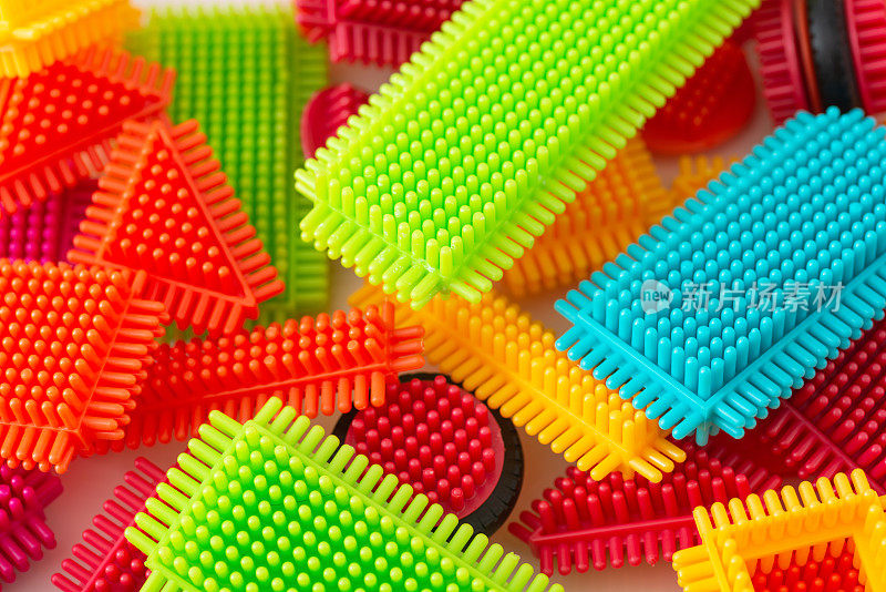彩色塑料玩具砖