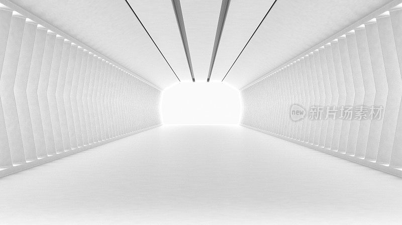 未来的白色隧道