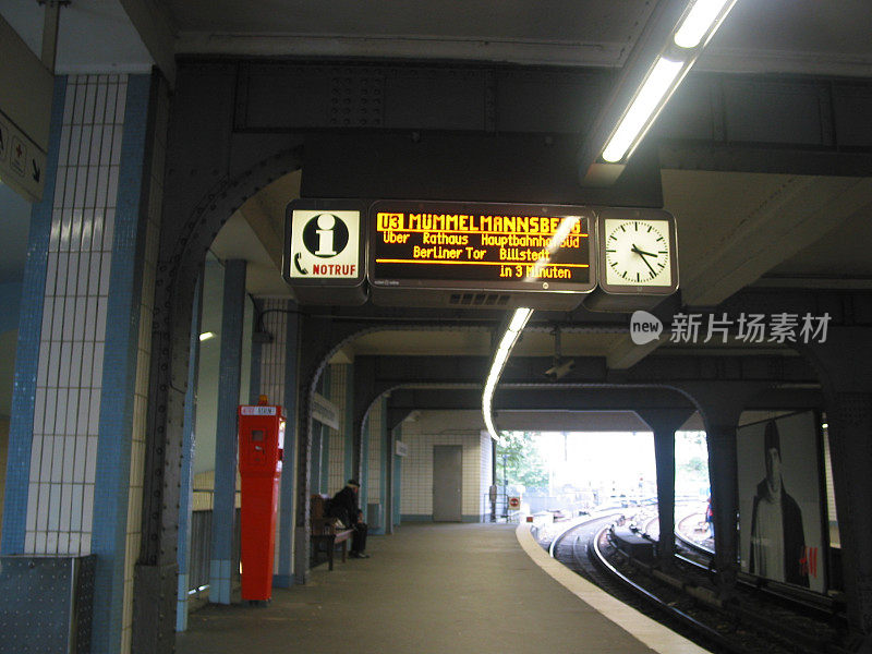 Mundsburg地铁站,地铁站