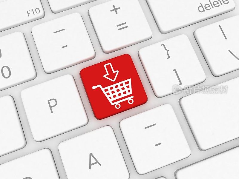 电子商务网上购物按键键盘