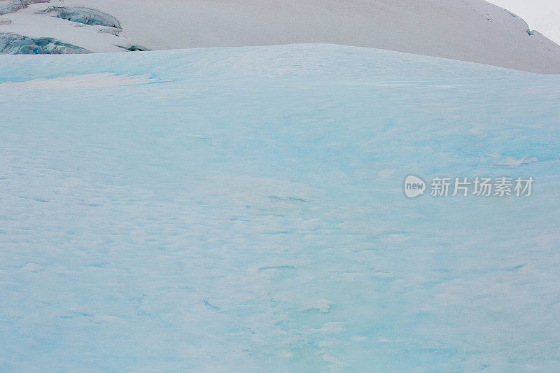 南极洲:勒梅尔海峡的蓝雪