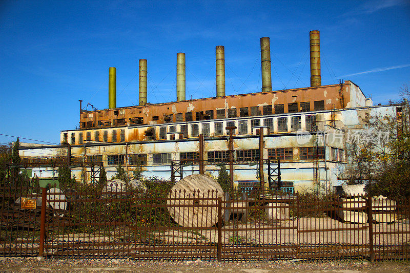 旧的废弃的工厂