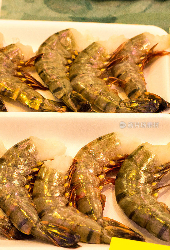 日本金泽的虎虾