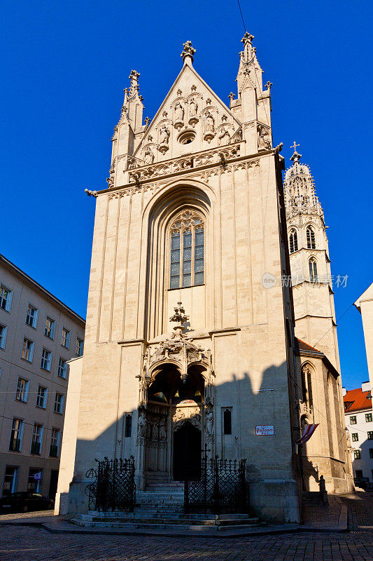 维也纳的历史教堂。