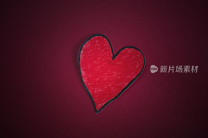 红纸的心
