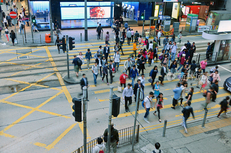 香港行人过街