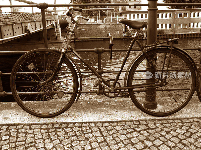柏林的老式自行车