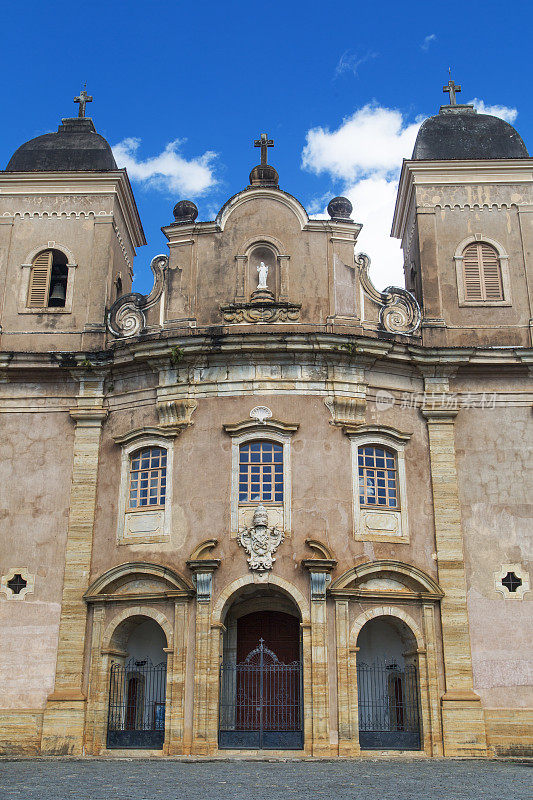 巴西米纳斯吉拉斯州马里亚纳市的教堂