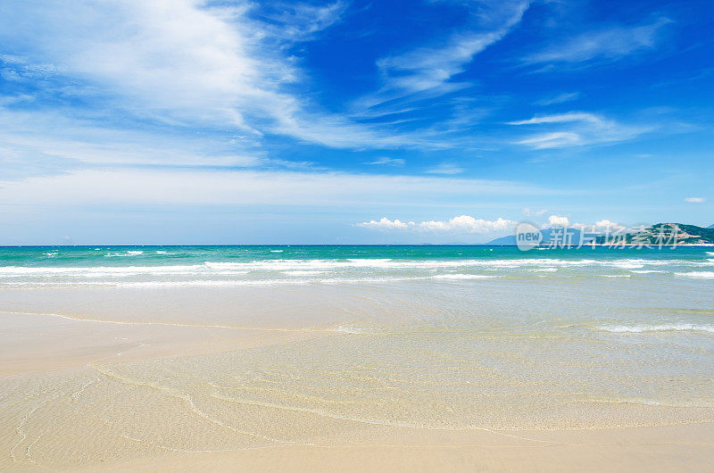 海滩的背景