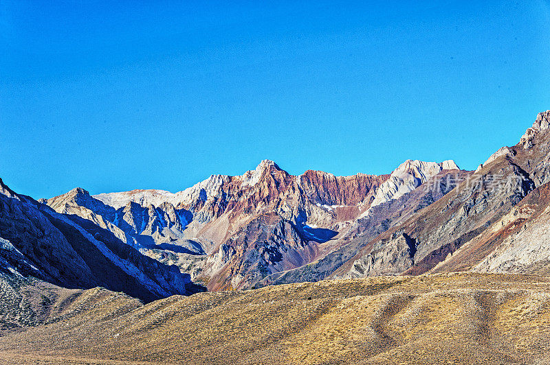 因约国家森林山景东坡内华达山脉