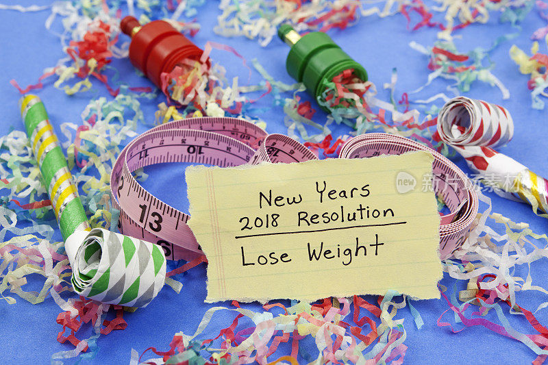 2018年新年决心:减肥