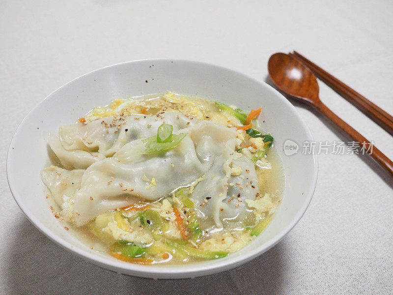 韩式饺子汤