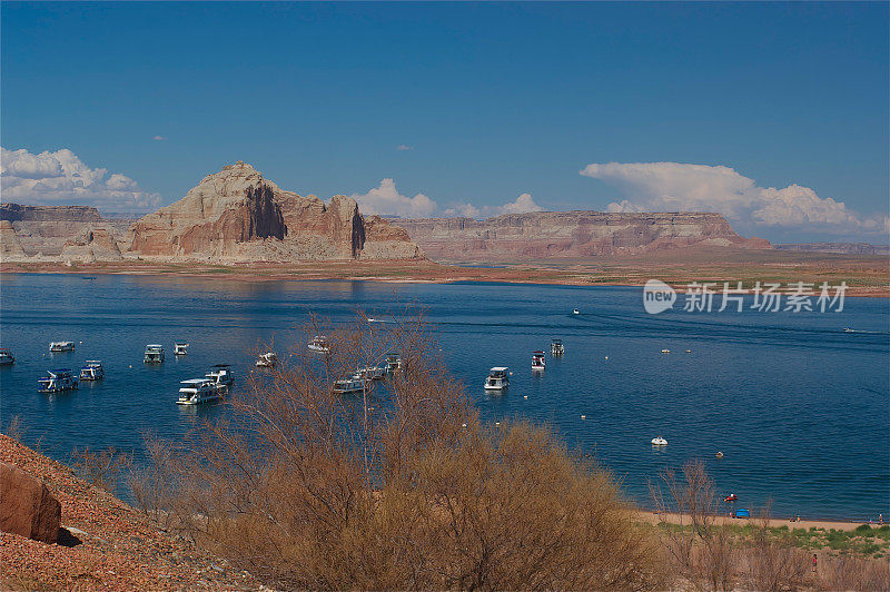 著名的鲍威尔湖全景