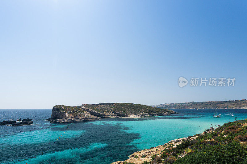 蓝色泻湖，Comino，马耳他