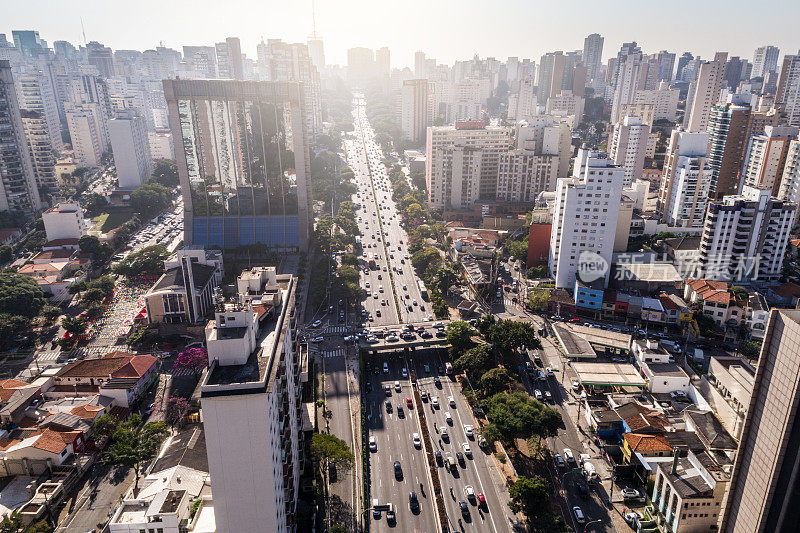 巴西圣保罗大道23号鸟瞰图