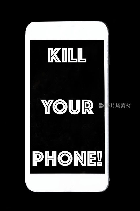 停止你的手机运动，在单调的数字排毒