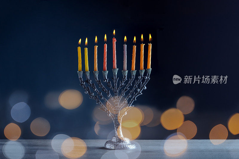 光明节庆祝概念-犹太光明节的节日