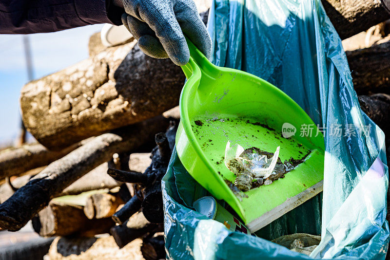 清扫车库地板