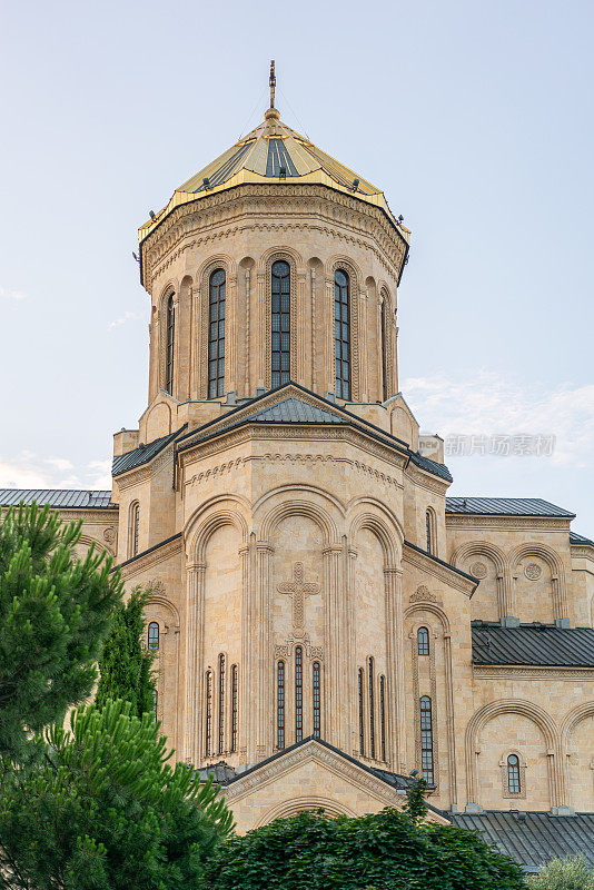 格鲁吉亚第比利斯的圣三一大教堂