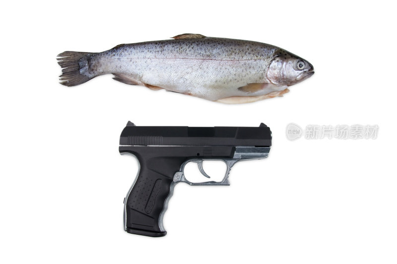 黑手党警告-鳟鱼和枪