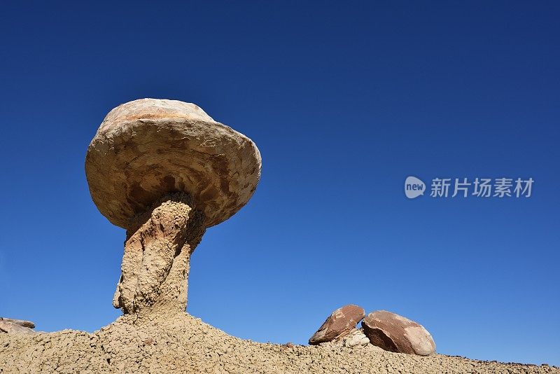 阿石勒帕荒野研究区蘑菇岩形成