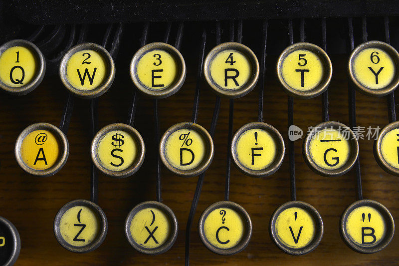 古董打字机标准键盘