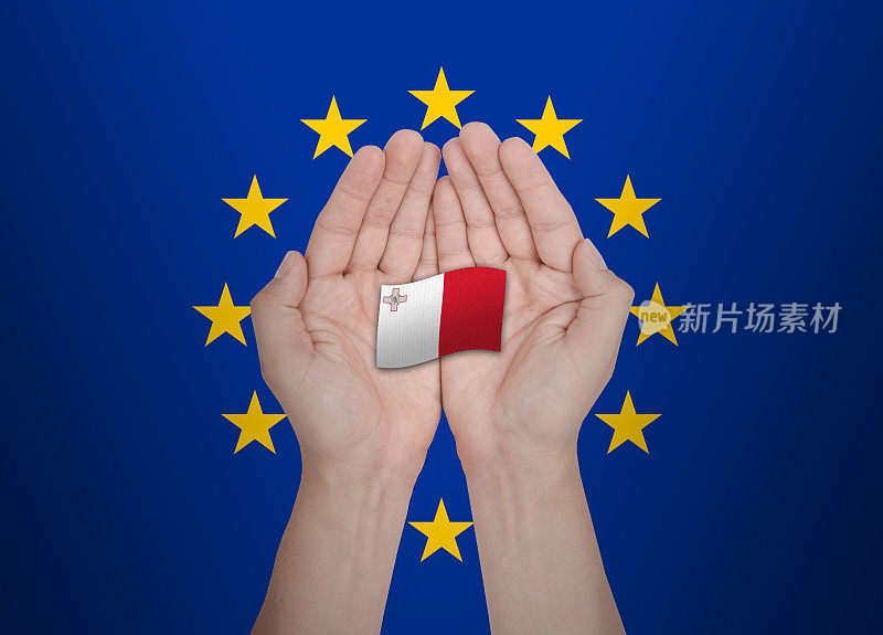 保护欧盟成员国马耳他旗帜的欧盟手