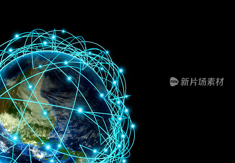 互联网全球商业概念和主要航线