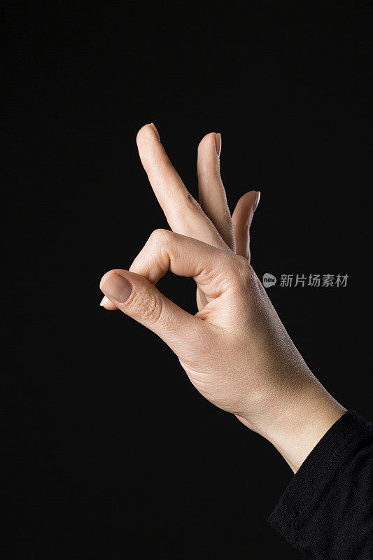 聋人手语-字母F