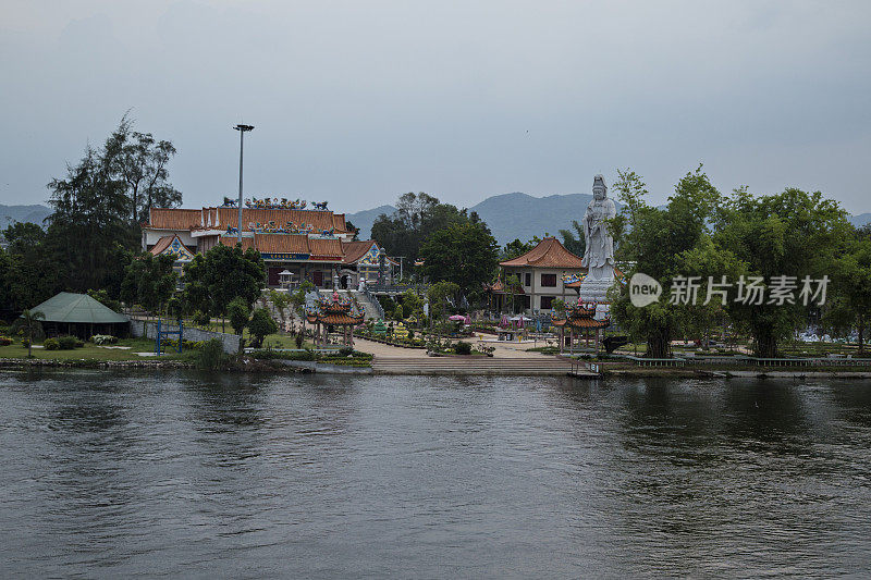 北碧府桂河寺的景色